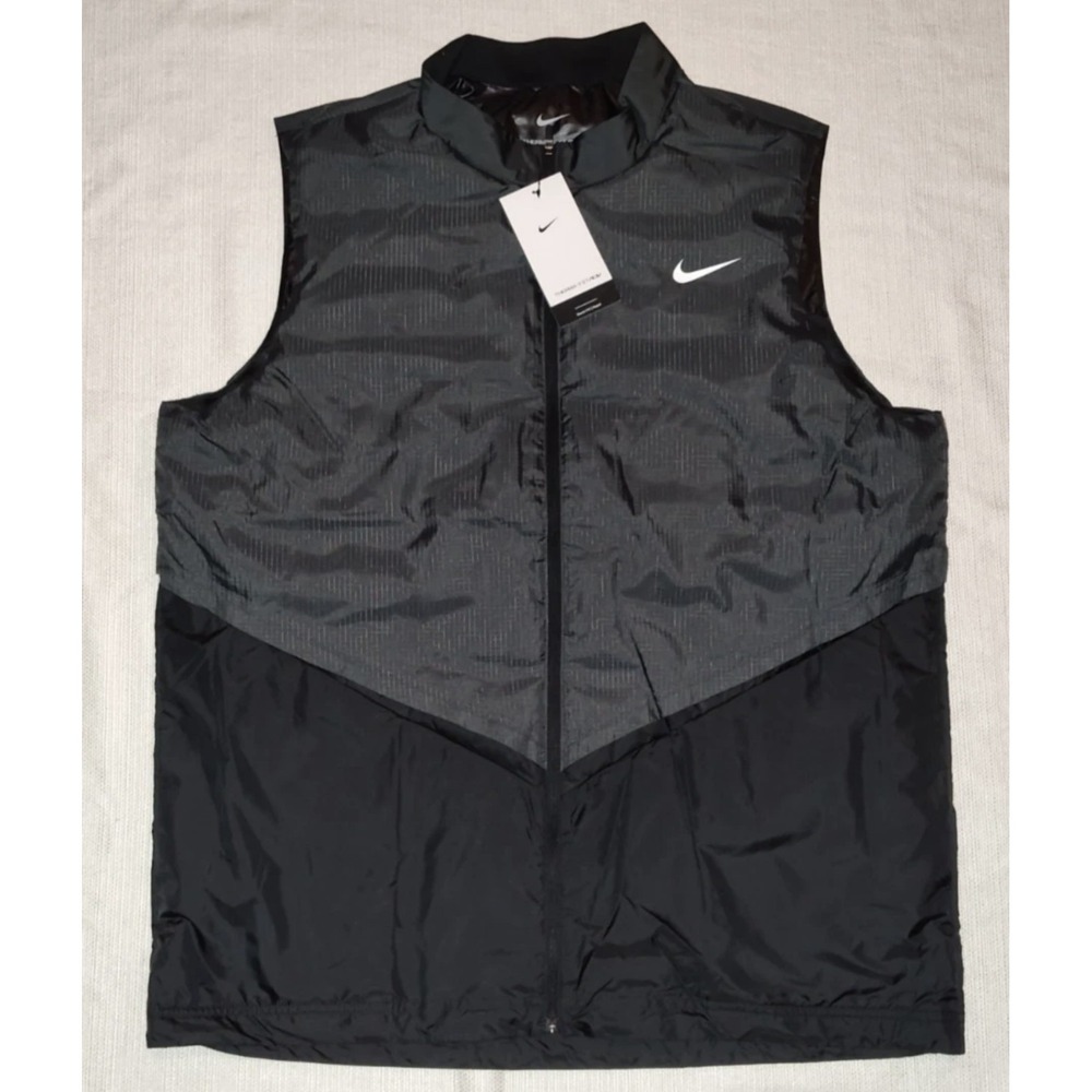 Nike‎ Therma-FIT ADV Repel Golf Vest Black Men's Size medium FQ0447-010 NWT